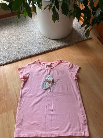 Tričko s motýlikom, zara,140