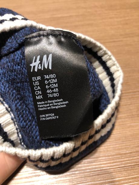 Prechodne ciapocky 3ks, h&m,74