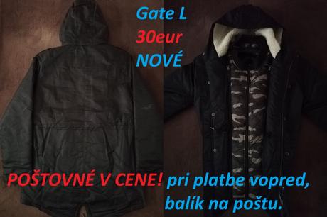 Zimná bunda, riflová bunda, riflové joggery, gate,l