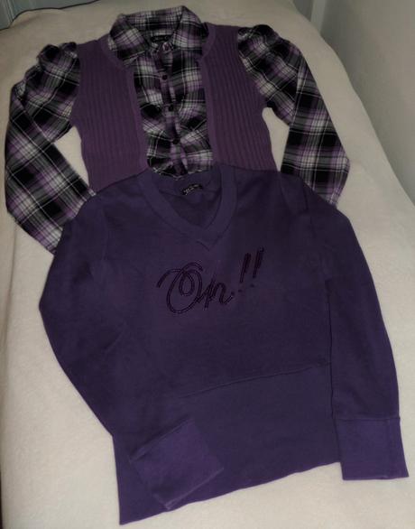 Pulóver + košeľa 2v1, tričko, 158