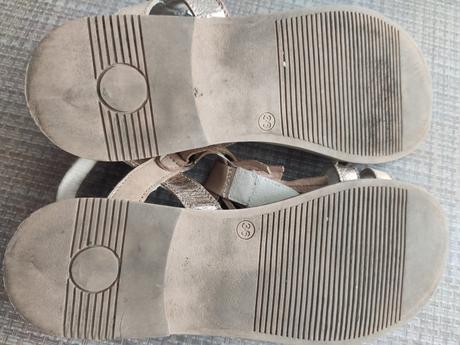 Kožené sandalky so strapcami, lasocki,36