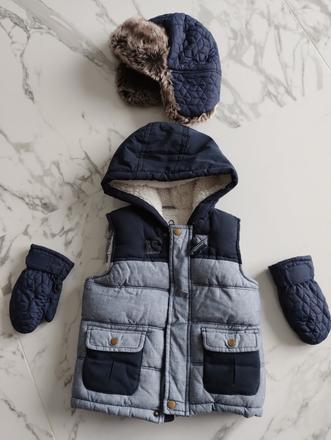 Vesta s baranicou a rukavicami, george,86