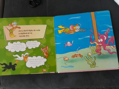 Puzzle kniha tom a jerry, 