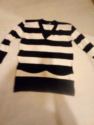 Pruhované sveter, xl