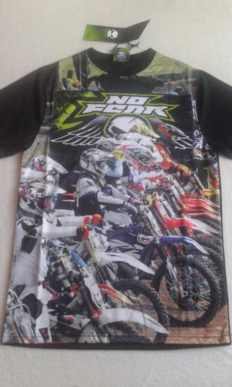 Motorkárske tričko, no fear,158