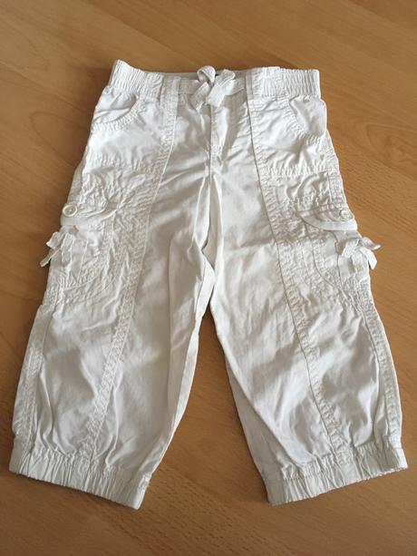 Biele letne nohavice benetton, benetton,98