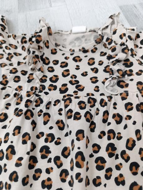 Hm šaty s tigrovanym vzorom, h&m,68