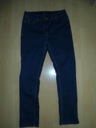 Damske klasicke tmavomodre elasticke rifle, l