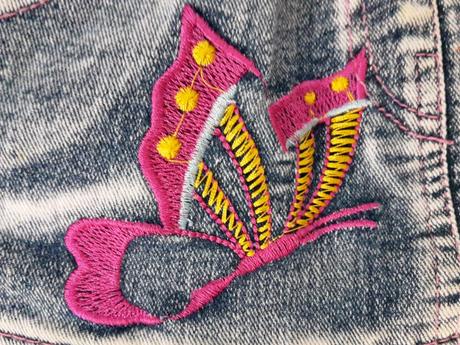 Rifľová suknička motýľ, 110