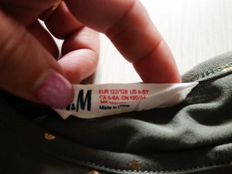 Šaty h&m 122/128, h&m,122