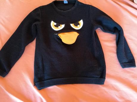 Angry birds bavlnená mikina 4-5r, dopodopo,110