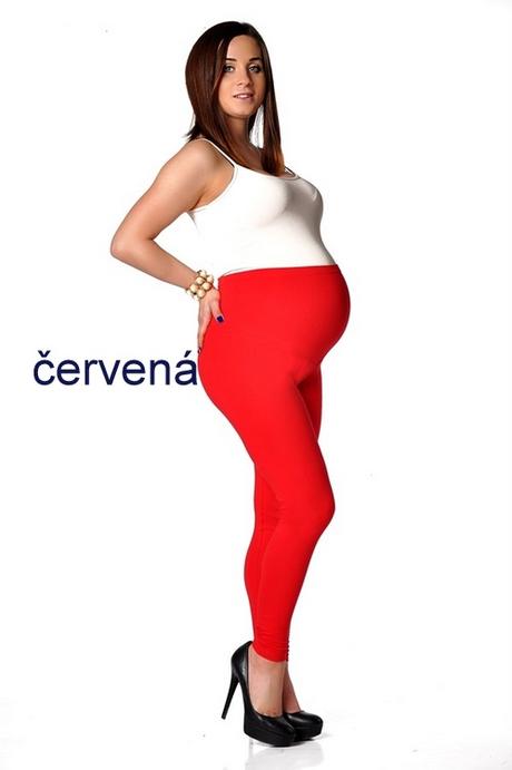 Tehotenské bavlnené legíny /mix farieb/ s-3xl, l - xxxl