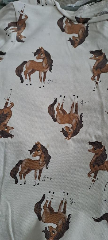 Tričká s dlhým rukávom 12 ks, h&m,110