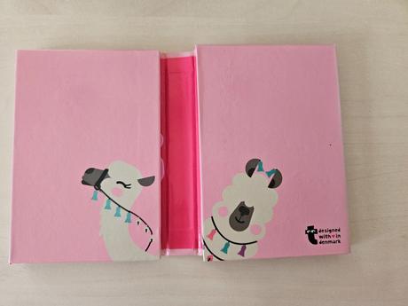 Zakladac s post-it notes lama,