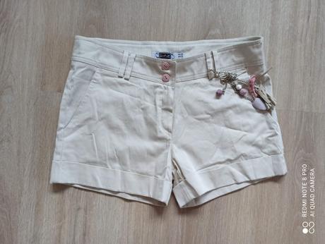 Béžové kraťasy veľ.38, 38