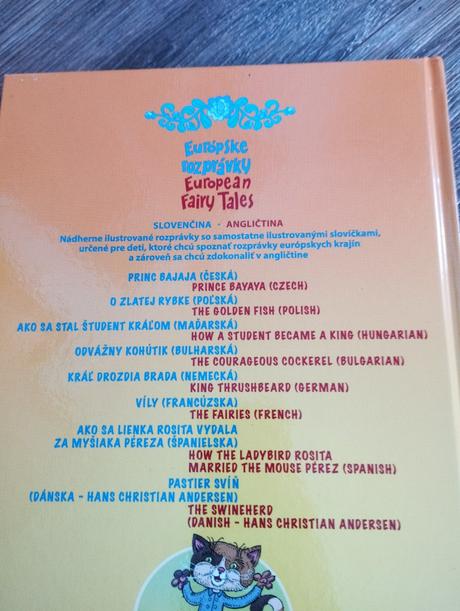 Európske rozprávky(slovenčina+angličtina ), 