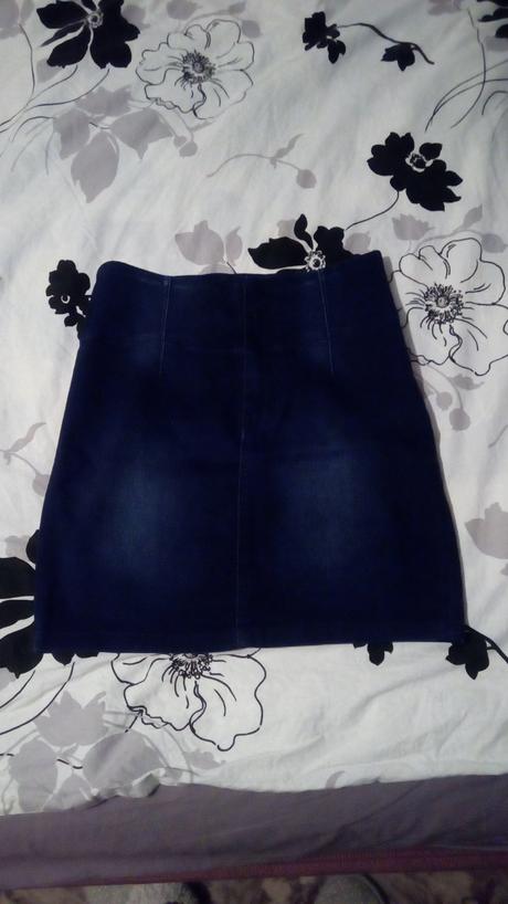 Damska riflova sukna, stradivarius,38