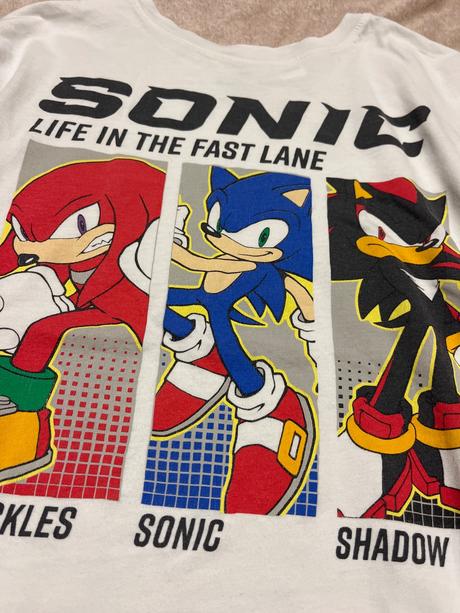 Tričko h&m sonic 134-140, h&m,134