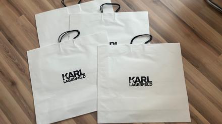 Papierové tašky, rôzne značky,