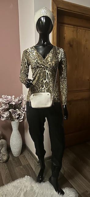 Top s leopardím vzorom zn. magenta, m