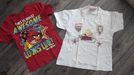 Tričko angry birds a simpsons, 128