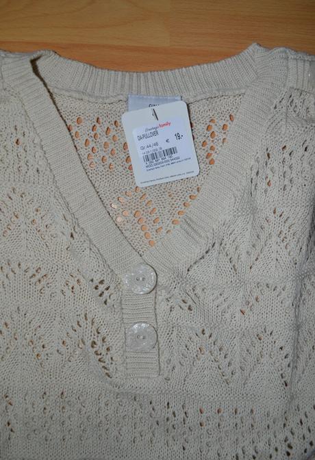 Nenosené pletené-hačkované šaty bennoti, veľ.44/46, 44