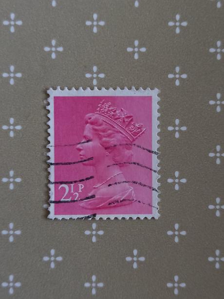 Kráľovná alžbeta ii. poštová známka,