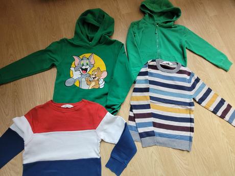 Mikiny a svetrík, h&m,122