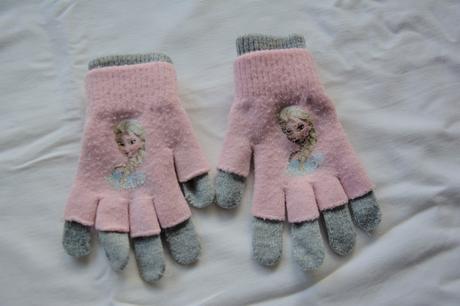 Rukavice prstačky frosen, h&m,110