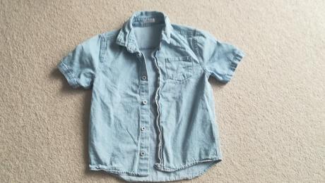 Košeľa rifľová, tesco,116