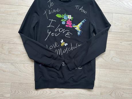 Mikina love moschino, velk s, s