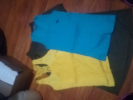 Letný balík tričiek a šiat veľ.m 8 ks, m