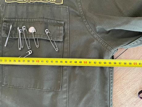 Khaki zaujímavá košeľa pánska, new yorker,l