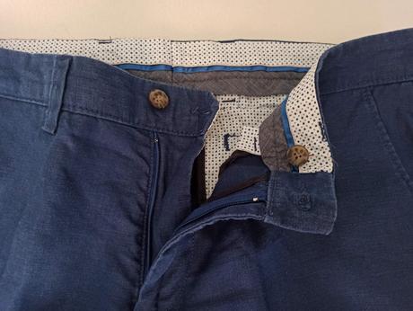 Ľanové nohavice, c&a,m