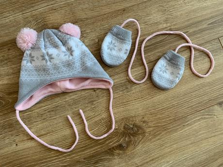 Čiapky + rukávnik 9-18, 80