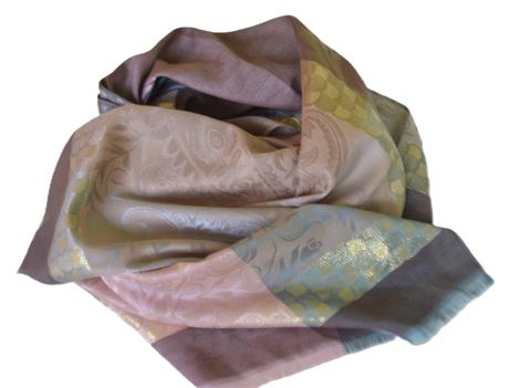 Veľká šatka s hodvábom, xxl