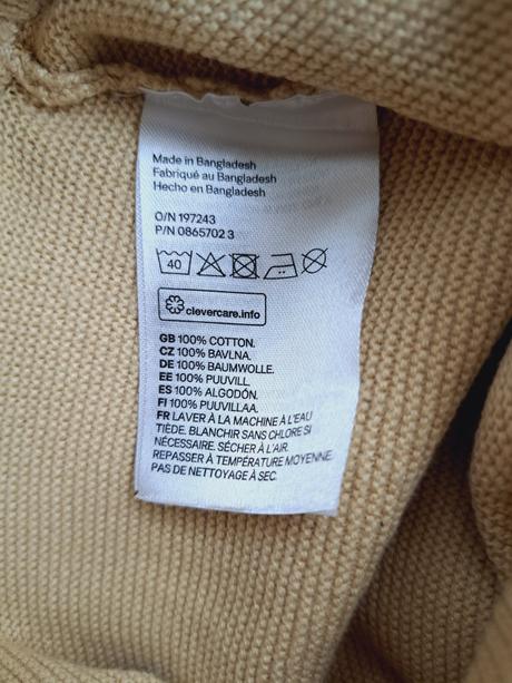 H&m pletený sveter a gate, h&m,104