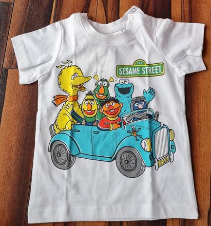 Triko sezame street, h&m,86