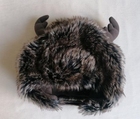 Zimná kožušinová čiapka sobík, veľ. 11-12 rokov, tu,152