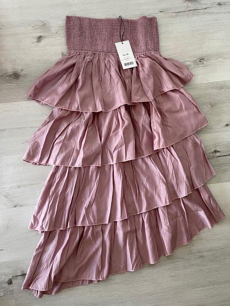 Volánová asymetrická sukňa, 36 - s