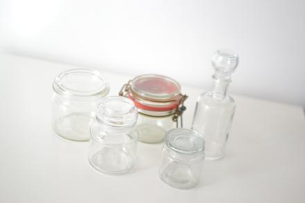 Sklenená nádoba 5 ks,
