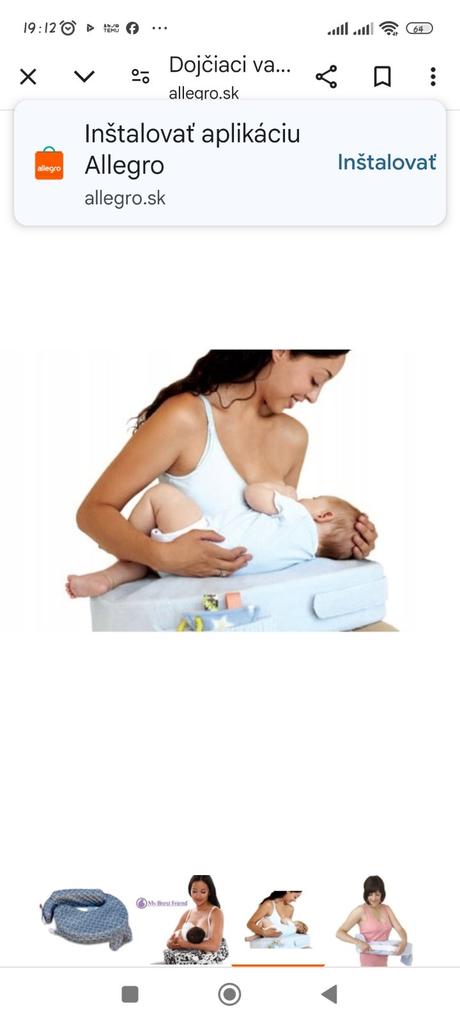 Vankúš na dojčenie mybrestfriend,