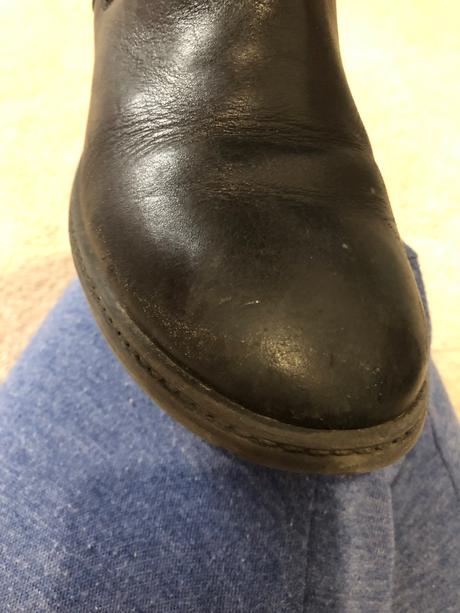 Kožene kotnikove čižmy, baťa,36