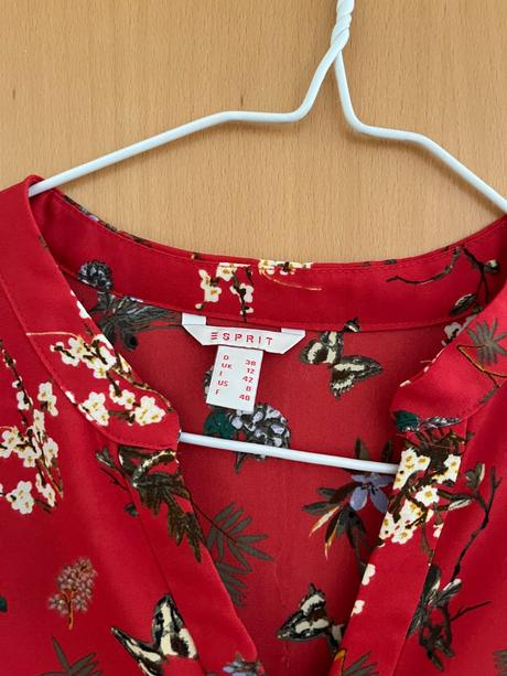 Kvetinová blúzka a dlhým rukávom esprit, esprit,m