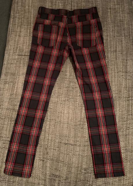 Kárované nohavice, palomino,140