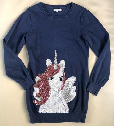 128/134 saty s jednorozcom,8-9 r., debenhams,134