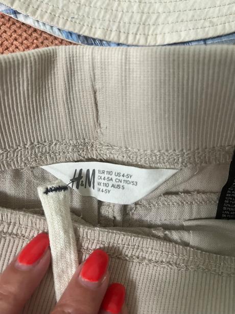 Lanove nohavice hm 110 klobul, h&m,110