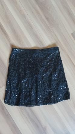 Flitrovaná mini sukňa, terranova,xs