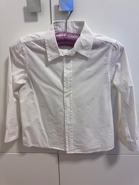 Biela košeľa benetton, benetton,116