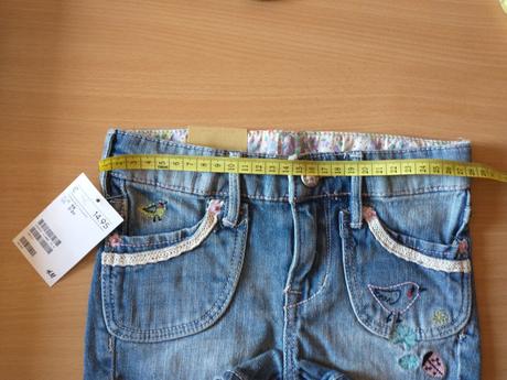 Nove riflove sortky hm, 2-3 roky, h&m,98